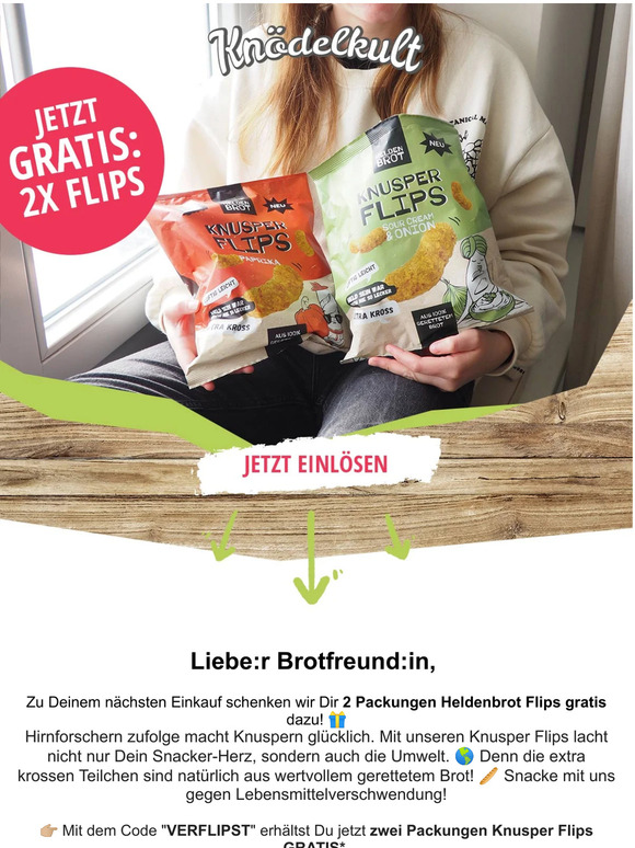 Juhu, gratis Flips für Dich! 🥳