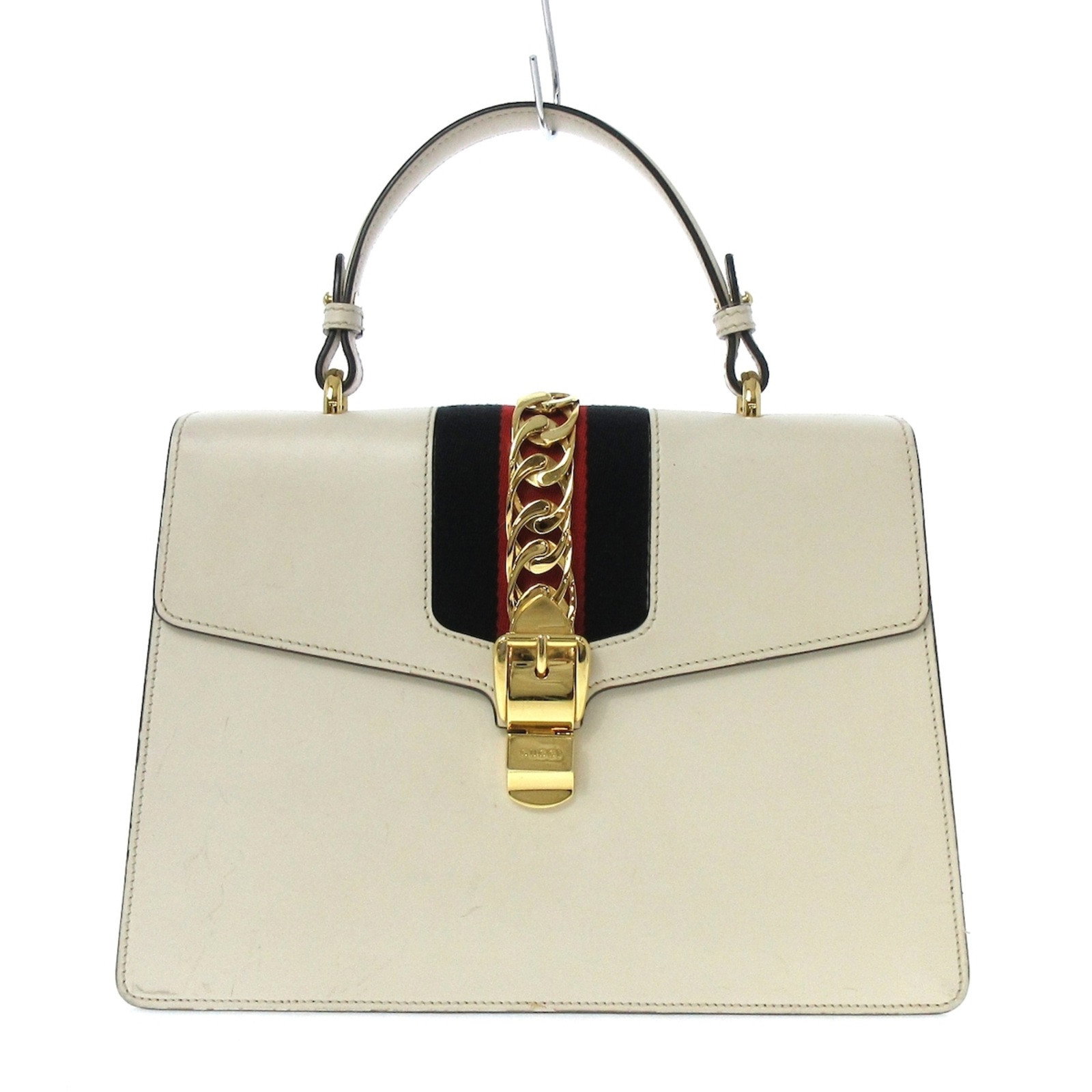 Sylvie Bag aus Leder in Weiß