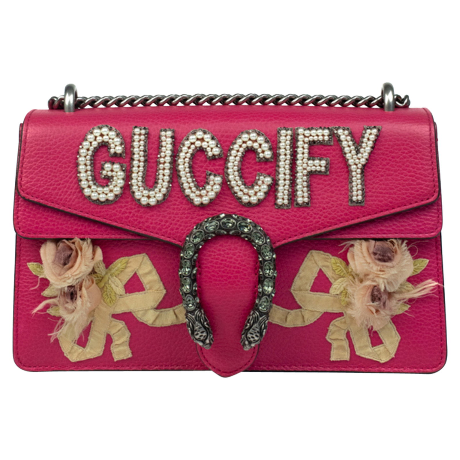 Dionysus aus Leder in Rosa / Pink