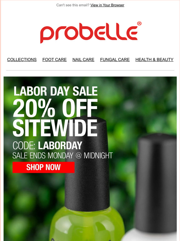 20% OFF 💅 Labor Day Sale