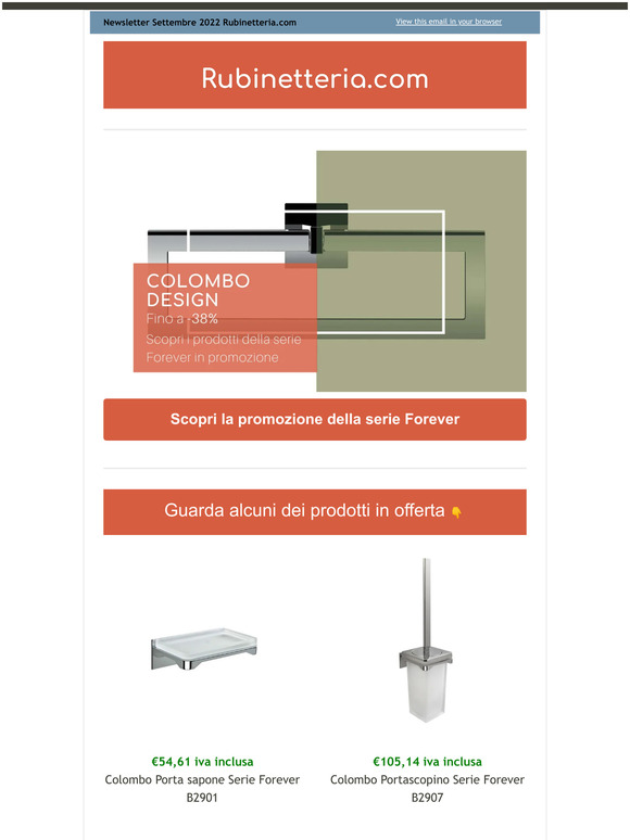Accessori Bagno Colombo Design in promozione ✨