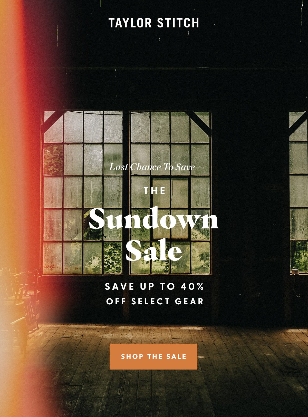 The Sundown Sale: Last Chance for Up To 40% Off Select Gear