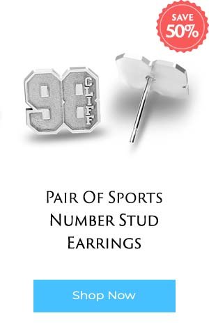 Number Earrings
