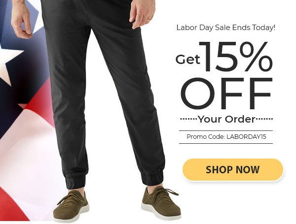 Labor Day Sale Ends Today! Get $15 OFF Your Order Promo Code: LABORDAY15