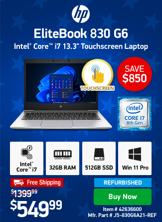 TigerDirect: You Deserve It! $549 HP 8th Gen i7 Touch Laptop | Milled