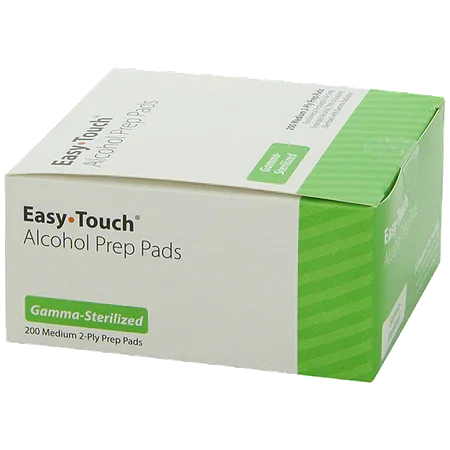 EasyTouch Alcohol Prep Pads (Gamma-Sterilized)
