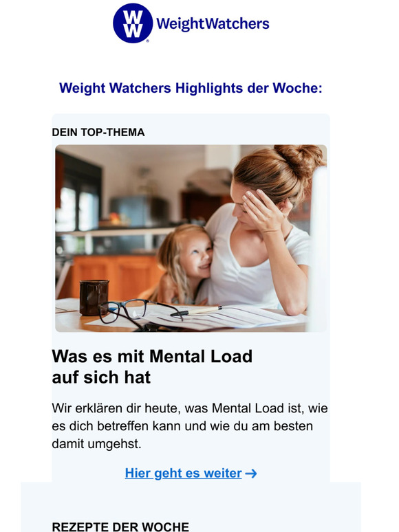 Weight Watchers DE Mit 3 Tipps Mental Load verringern und Alltagsstress abbauen Milled