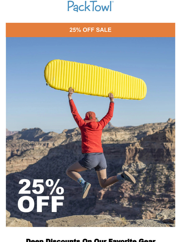 LAST CHANCE- 25% Off Our Favorite Gear