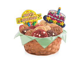 Confetti and Candles Bright Cookie Basket
