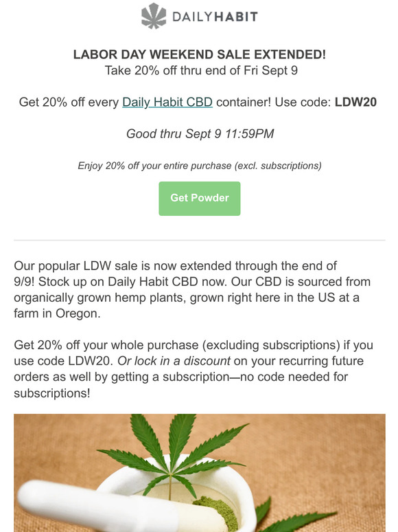 Start Your Daily Habit Today with 20% Off 💫