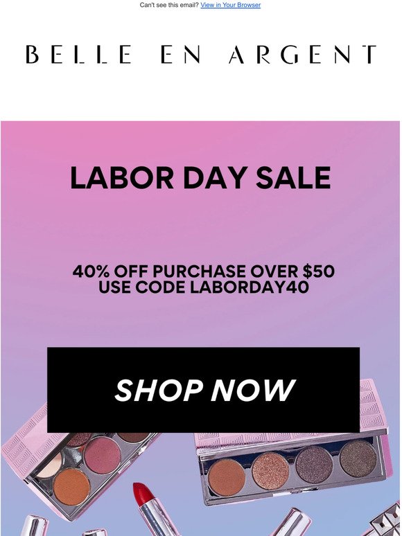 Last chance: ⏰ Labor Day Sale Sale 40% Off