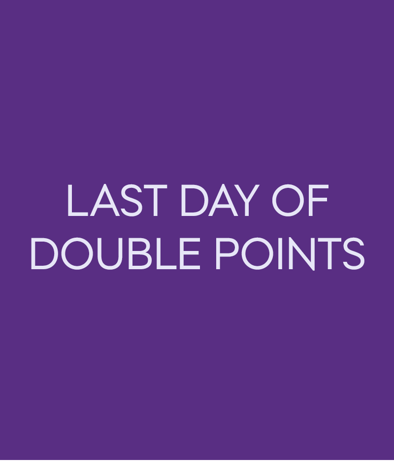 Last Day of Double Points