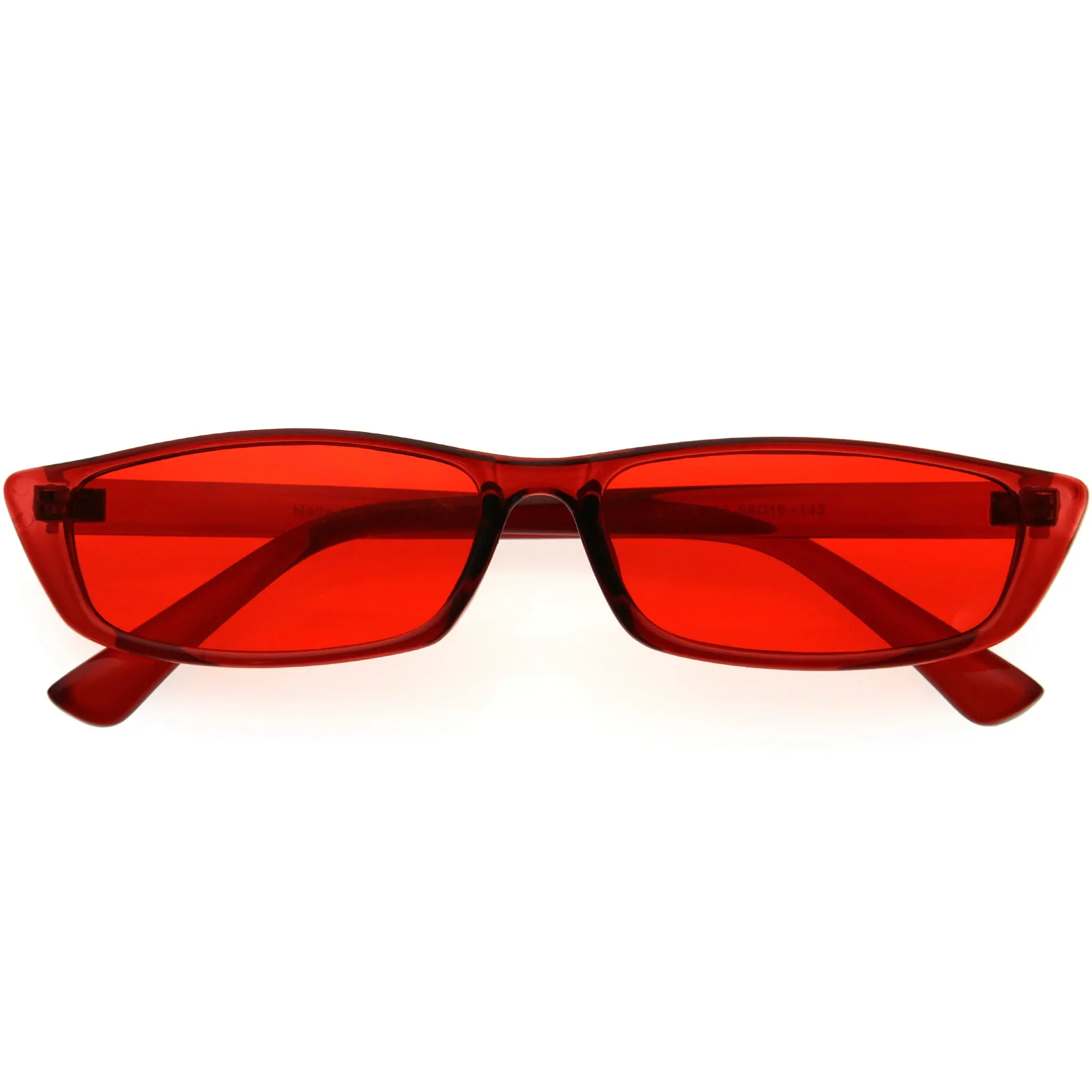 Image of Micro Retro Vintage-Inspired 90s Square Sunglasses D304