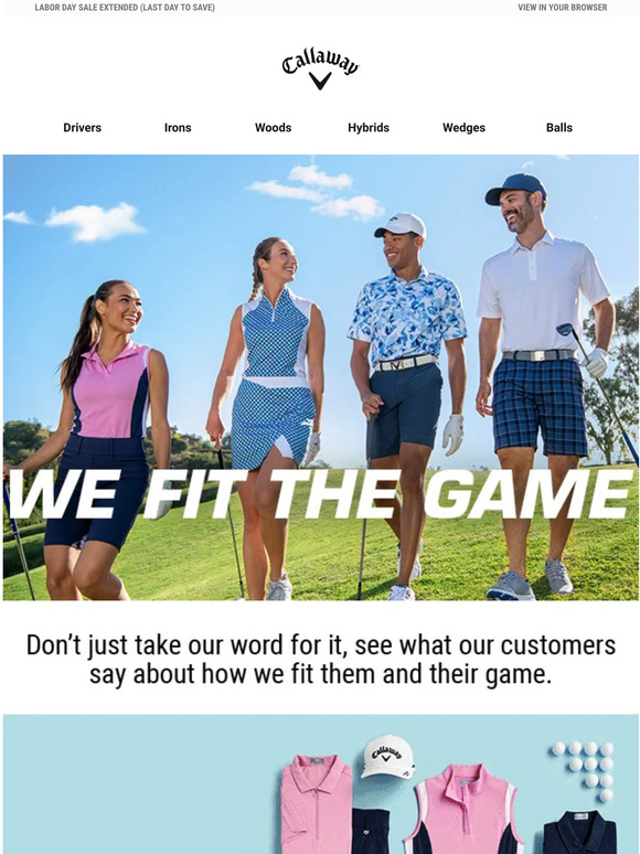 Callaway Golf: Golfers Agree: We Fit the Game | Milled