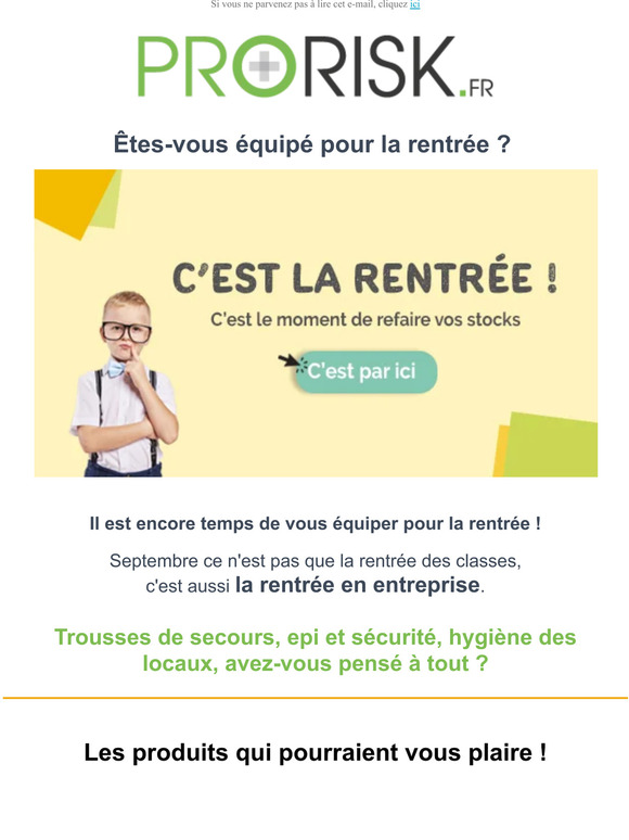 C'est la rentrée en entreprise !