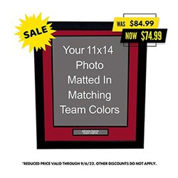 
Professional 11x14 Framing with Nameplate

