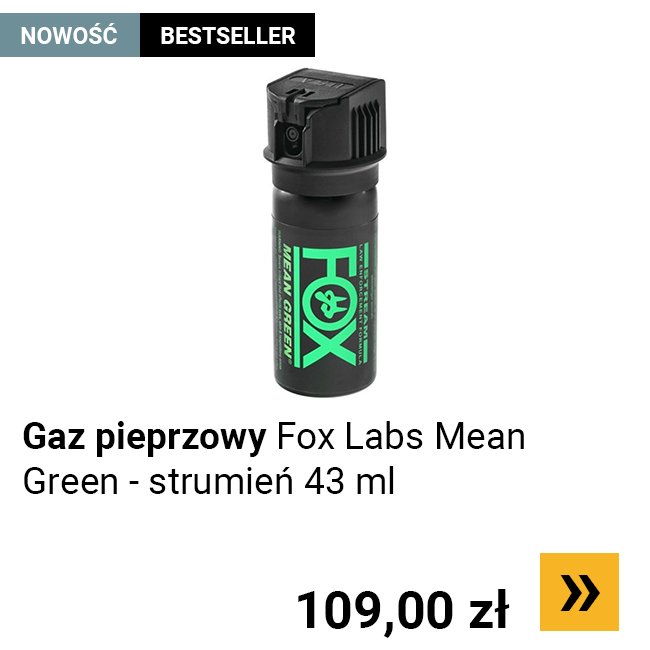 Gaz pieprzowy Fox Labs Mean Green - strumień 43 ml