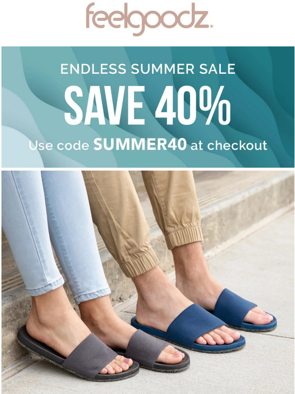 Feelgoodz Easy Day Slides Going fast! Milled