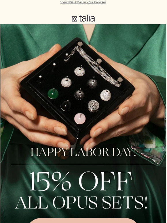 Last hours!! 15% off all Opus sets! 🌺 Create Your Very Own Unique Necklaces & Earrings  🌺