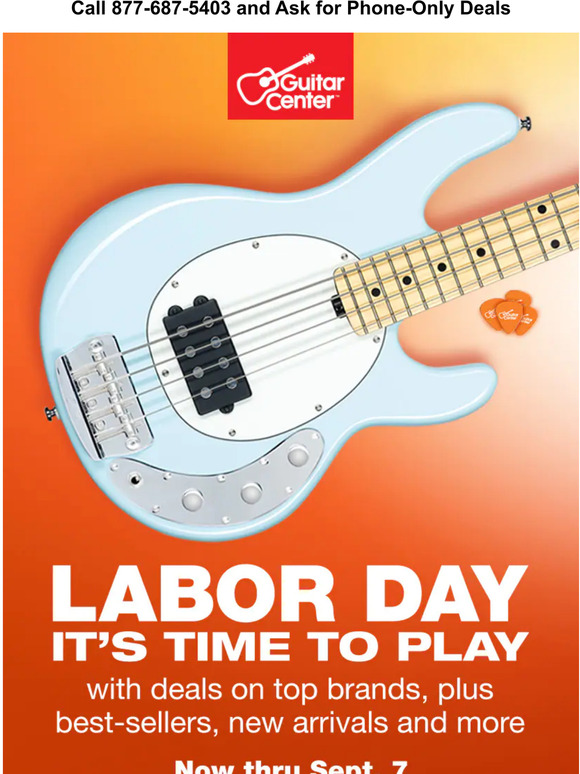 guitar center secret deal of the day