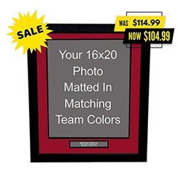 Professional 16x20 Photo Framing with Nameplate
