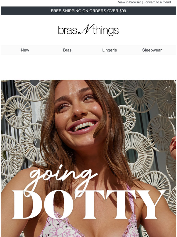 Bras N Things TREND ALERT Spots and florals Milled