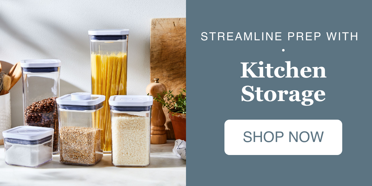 Streamline Prep with Kitchen Storage