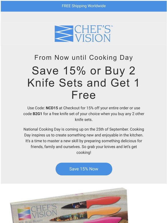 National Cooking Day Sale