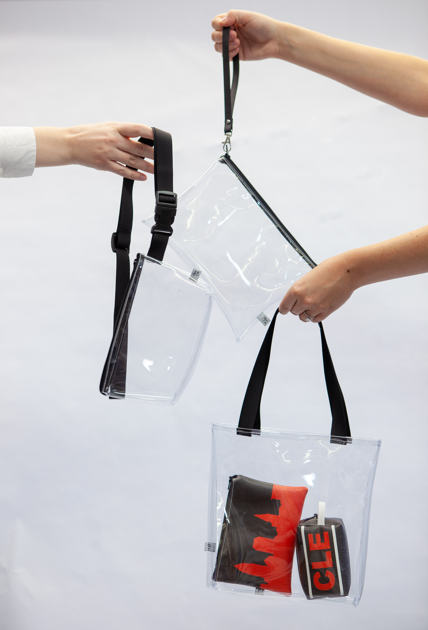 Anne Cate NEW! Clear bags for Game Day 🏈 Milled