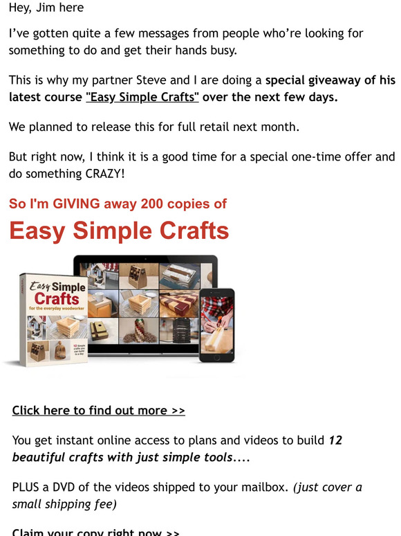 Make 12 awesome projects with basic tools