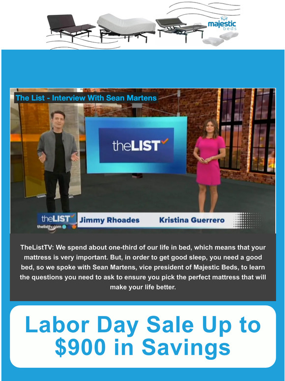 We've Extended our Labor Day Restorative Sleep Sale!