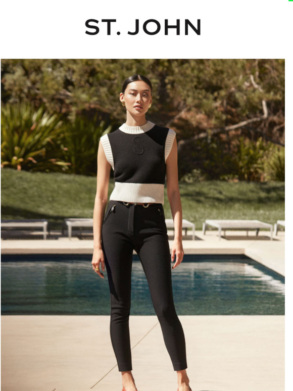 St. John Knits Transitional Wardrobe Milled