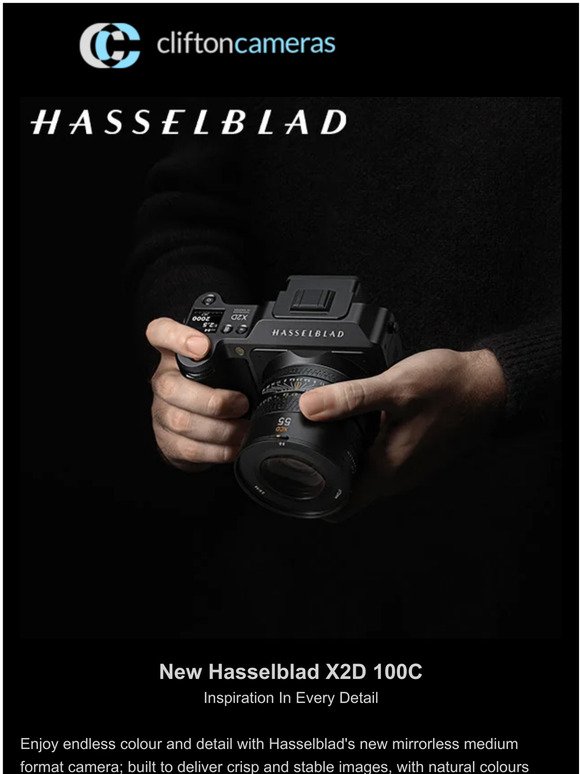New Hasselblad X2D 100MP 📸 Plus 3 New Lenses
