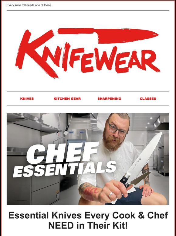 Knifewear Essential Knives for Cooks & Chefs Milled