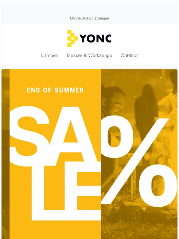 End of Summer Sale - Tolle Preise auf deine Lieblingsmarken
