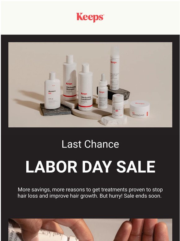 Our big Labor Day sale ends soon!