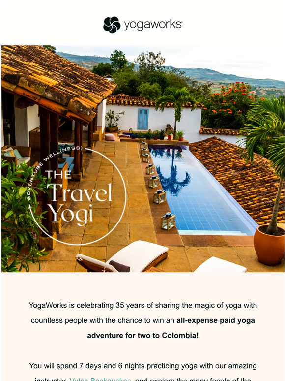 Exclusively for our students: Win a free yoga retreat!