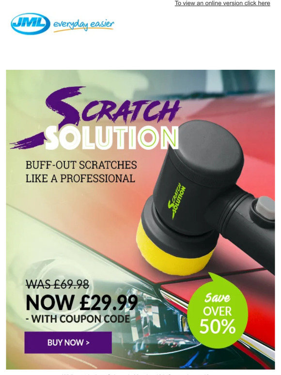 JML Direct Buff out scratches like a pro for 50 less Milled