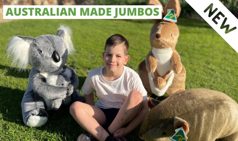Stuffed With Plush Toys: New Australian Made Jumbo Plush | Milled