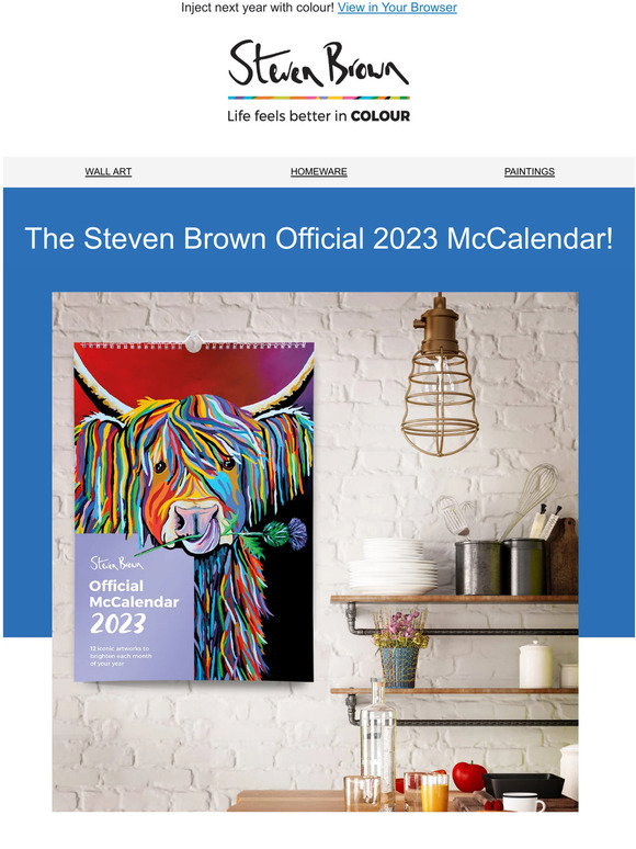 Steven Brown Art 📅 2023 calendars now available! Milled