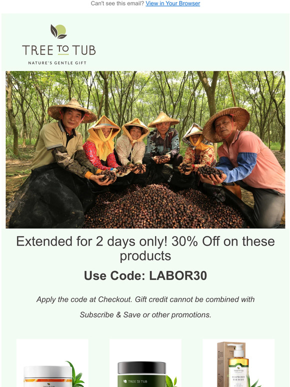 Extended! 30% Off Labor Day Celebration!