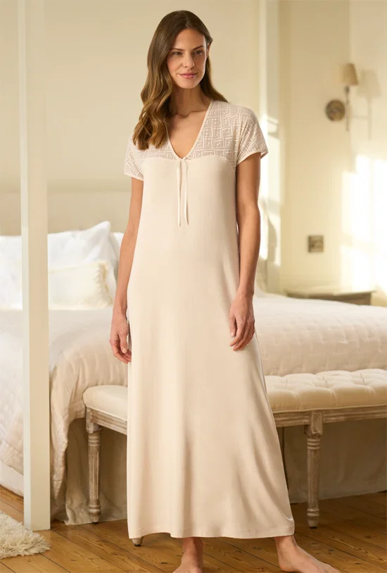 Cool, comfortable nightdress, crafted from the softest bamboo