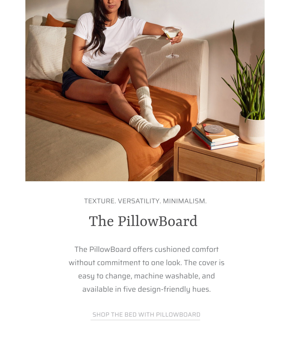 Shop The Bed with PillowBoard