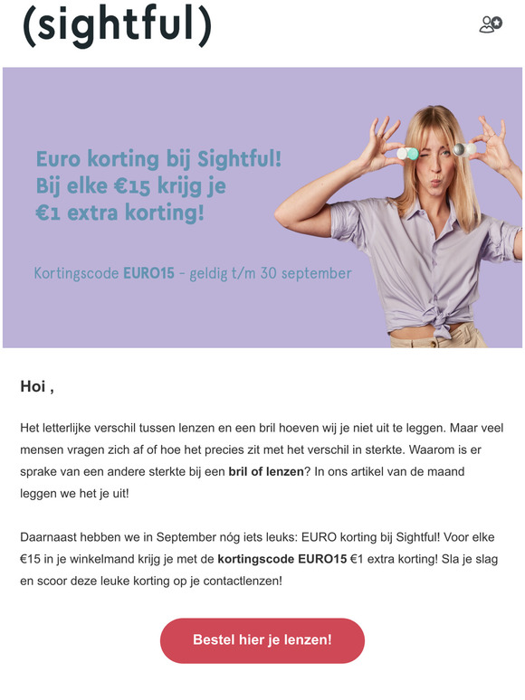 Lenzen bestellen met bril voorschrift? + EURO korting! 🙌