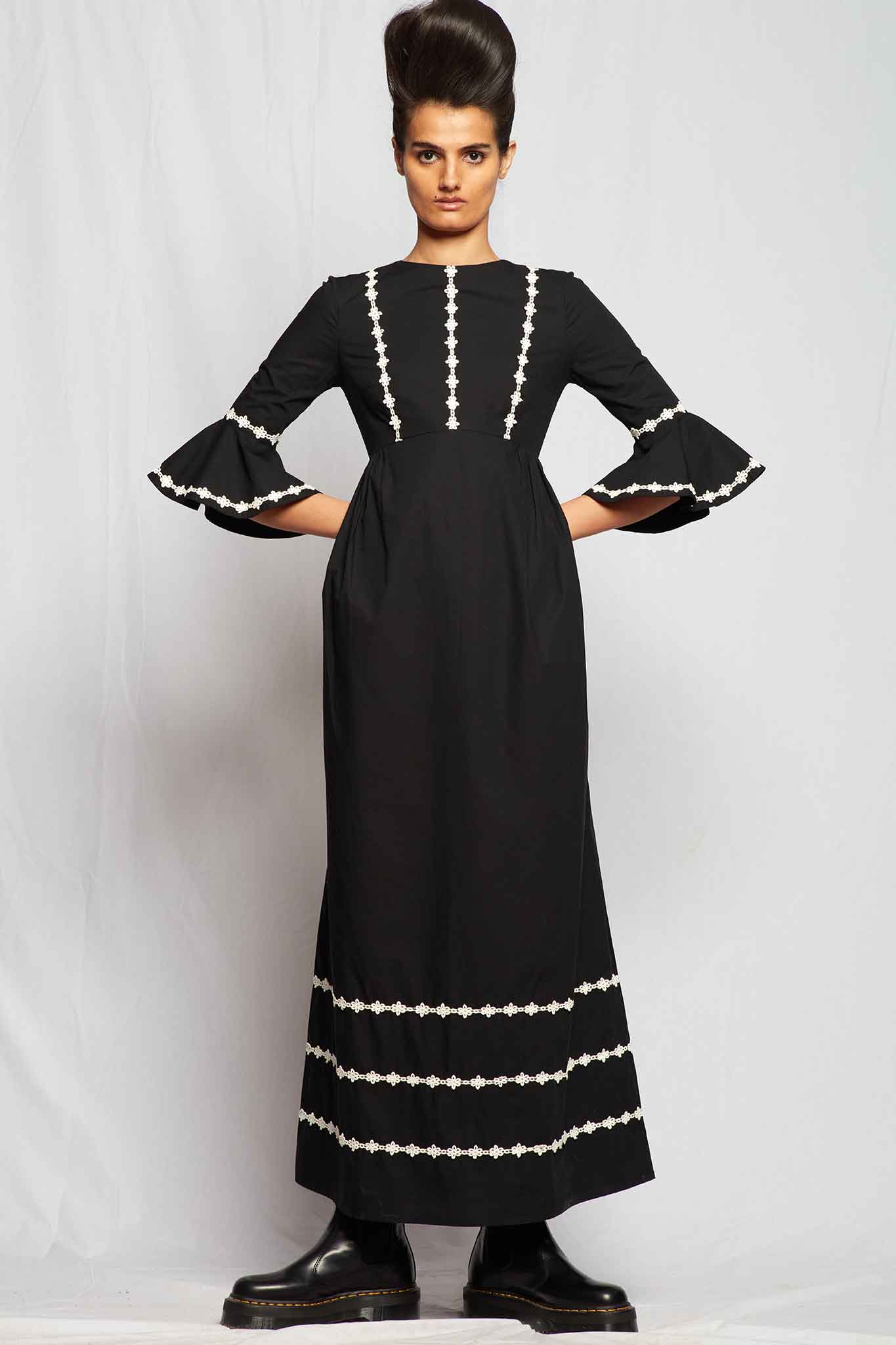 Batsheva Marina Dress in Black