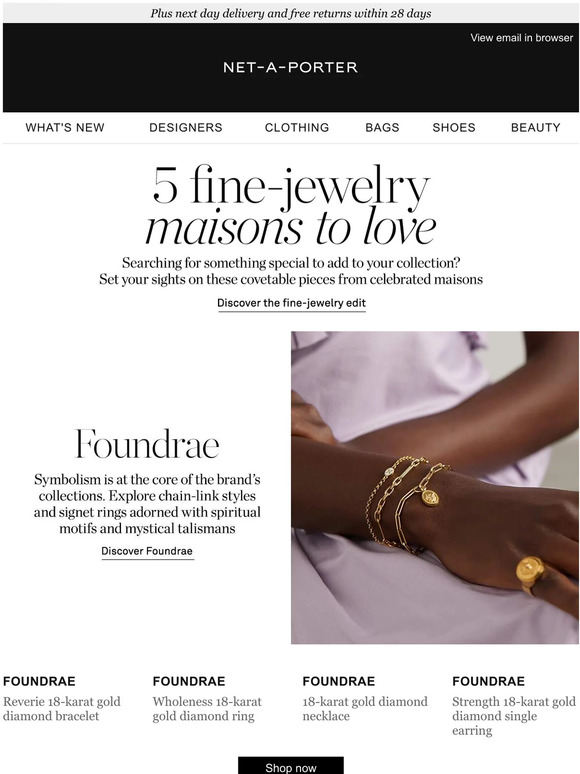 NetAPorter The 5 fine jewelry maisons to know and love Milled