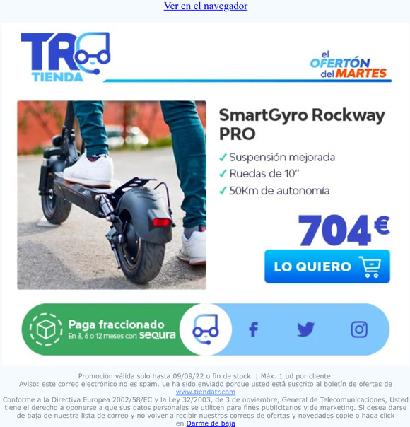 😏 Para moverte en la vuelta 🛴