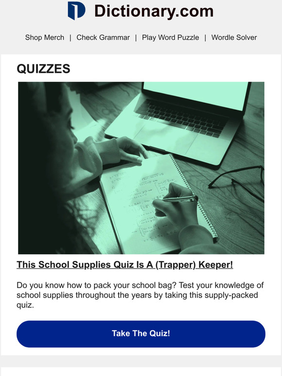 Did You Ever Own A "Trapper Keeper"? This Quiz Is For