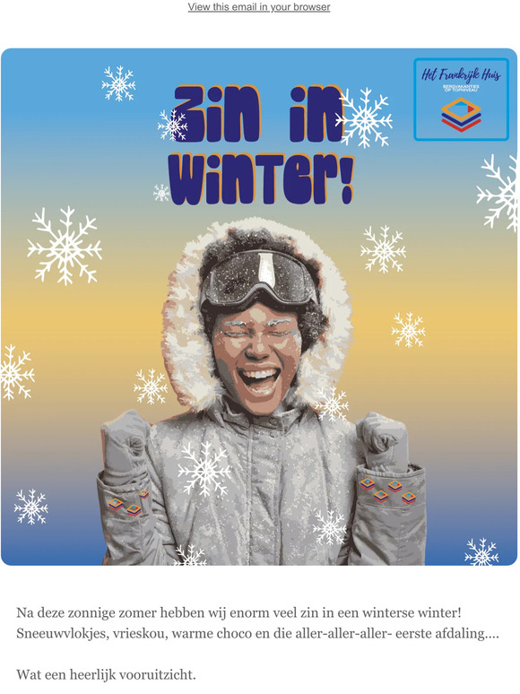 Ook zo'n zin in sneeuw?