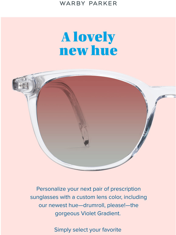 warbyparker You’ve heard of rosecolored lenses Milled